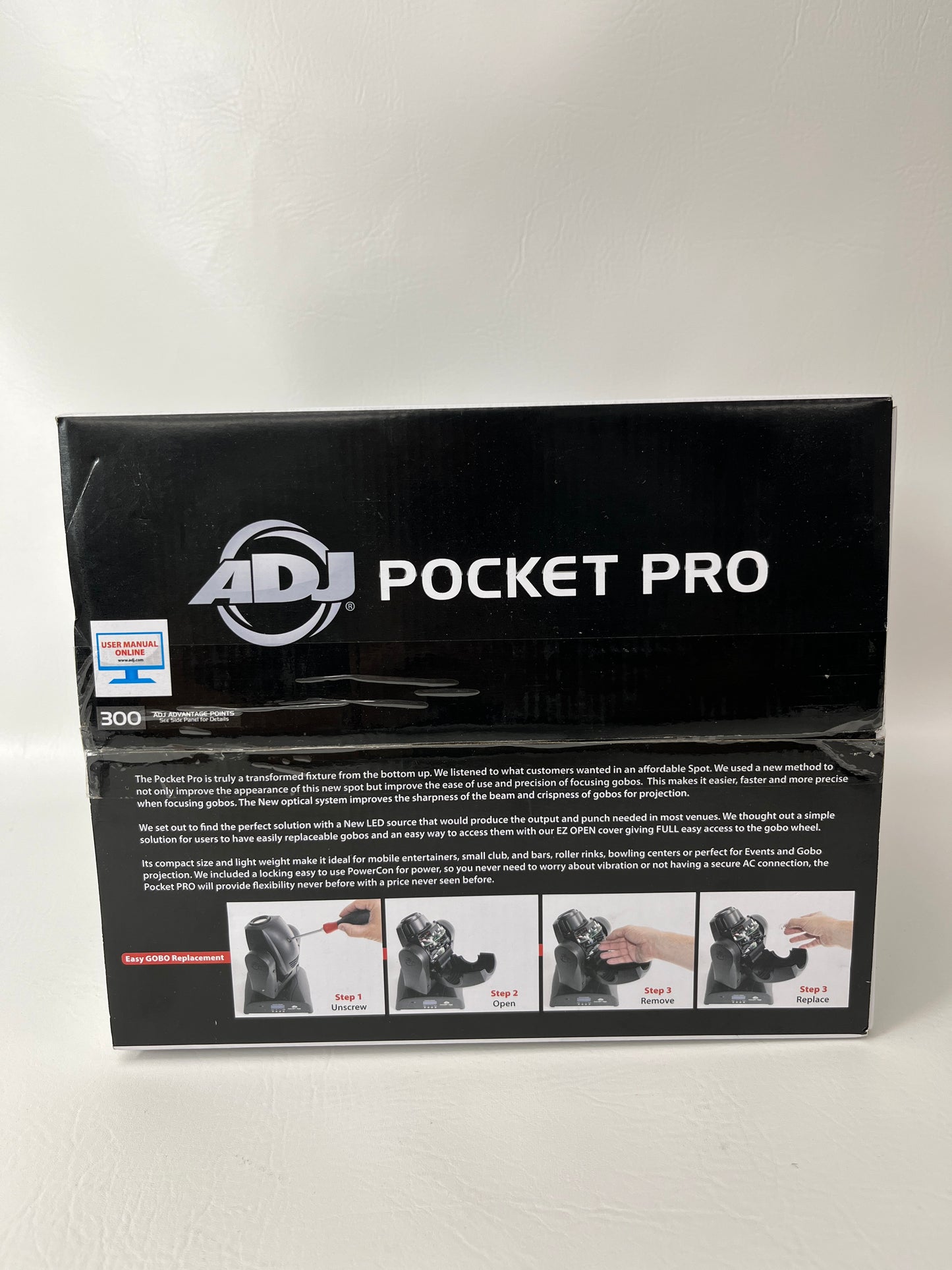 New ADJ Pocket Pro Mini Moving Head Light POC723