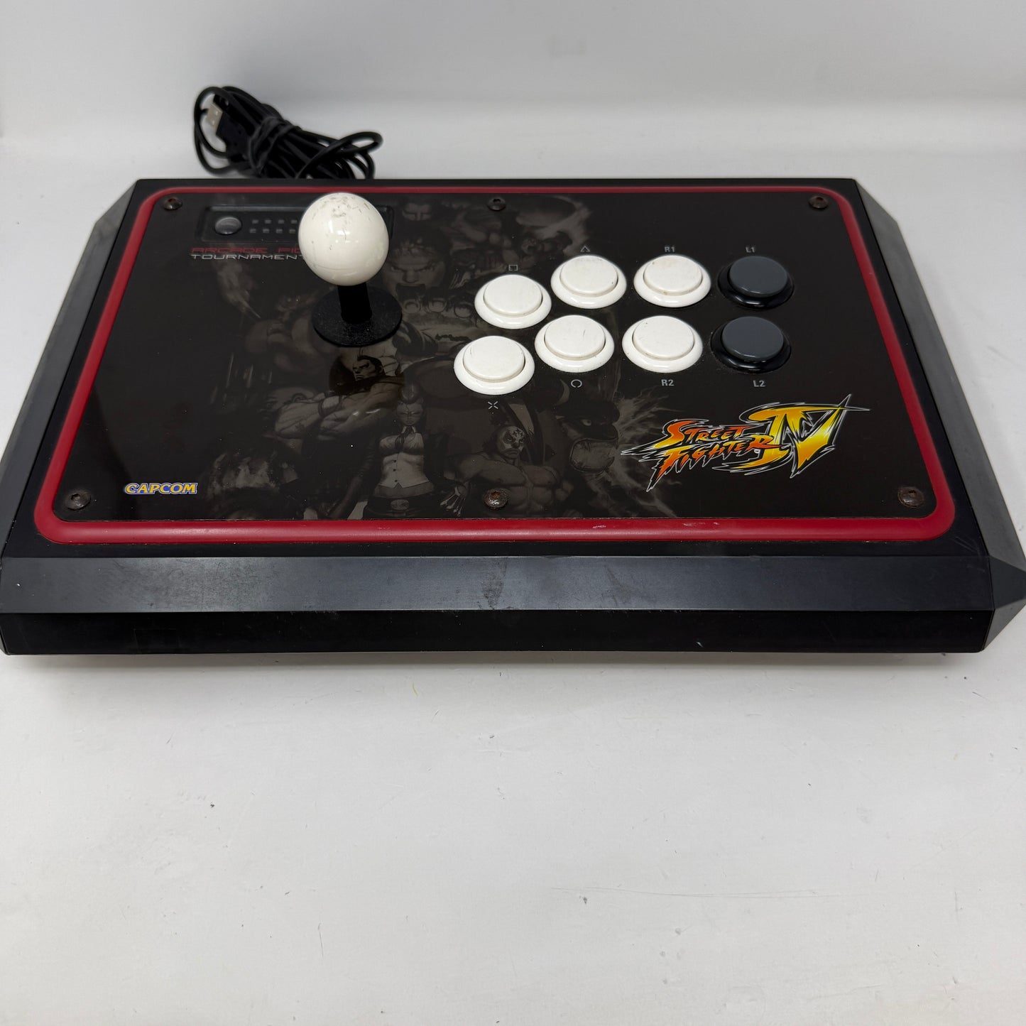 Mad Catz Street Fighter Black Arcade Fightstick Tournament Edtion For PS3