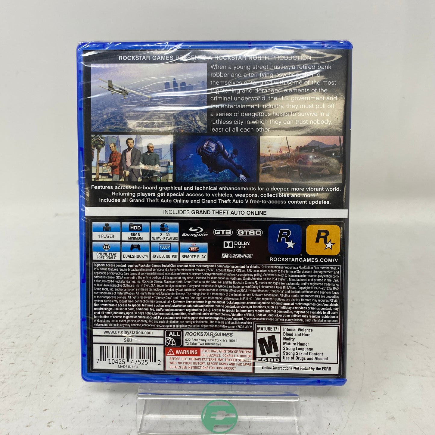 New Grand Theft Auto V (Sony PlayStation 4 PS4, 2014)