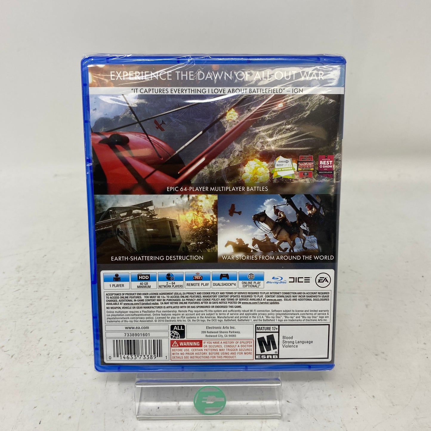 New Battlefield 1 (Sony PlayStation 4 PS4, 2016)