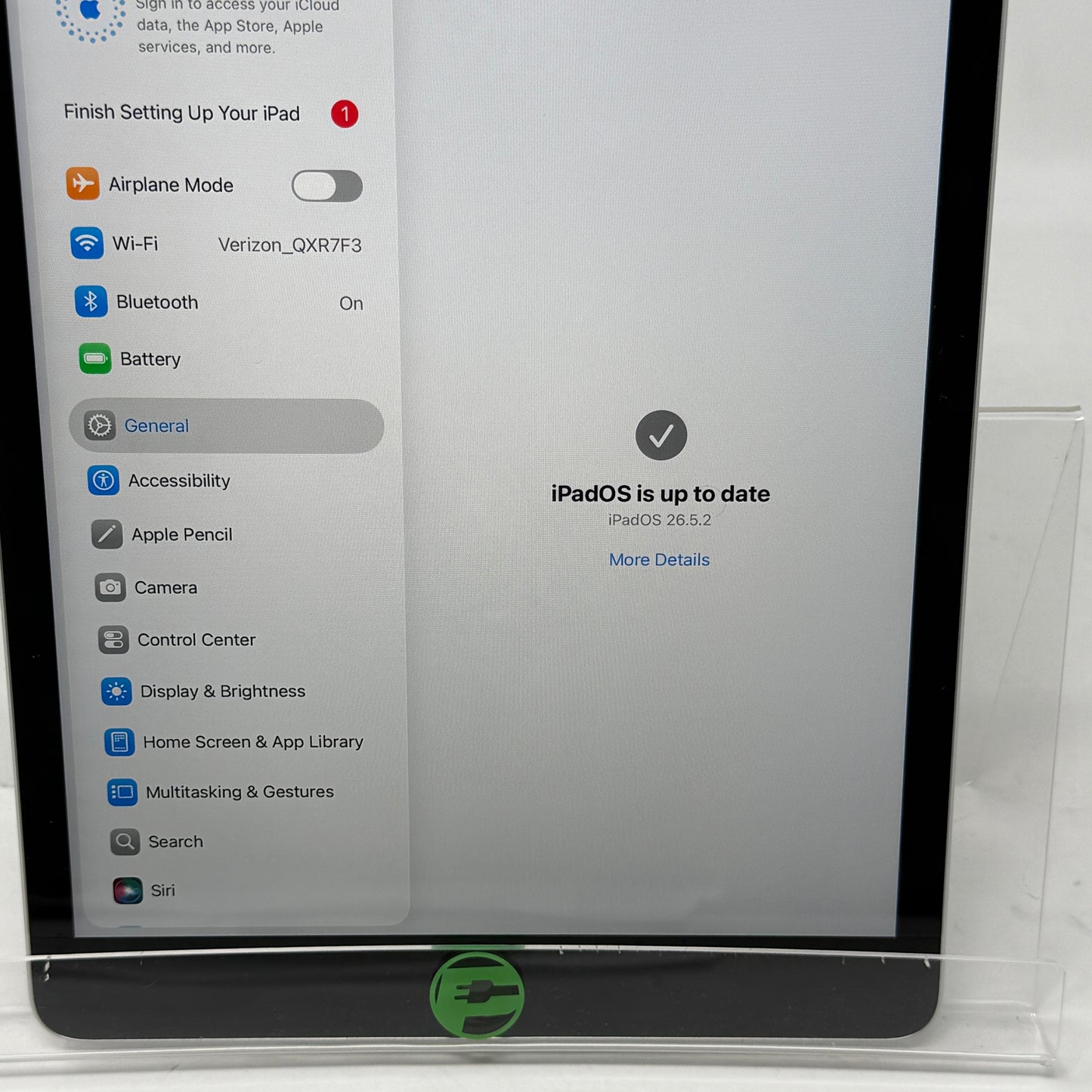 WiFi Only Apple iPad 9th Gen 256GB Silver MK2P3LL/A