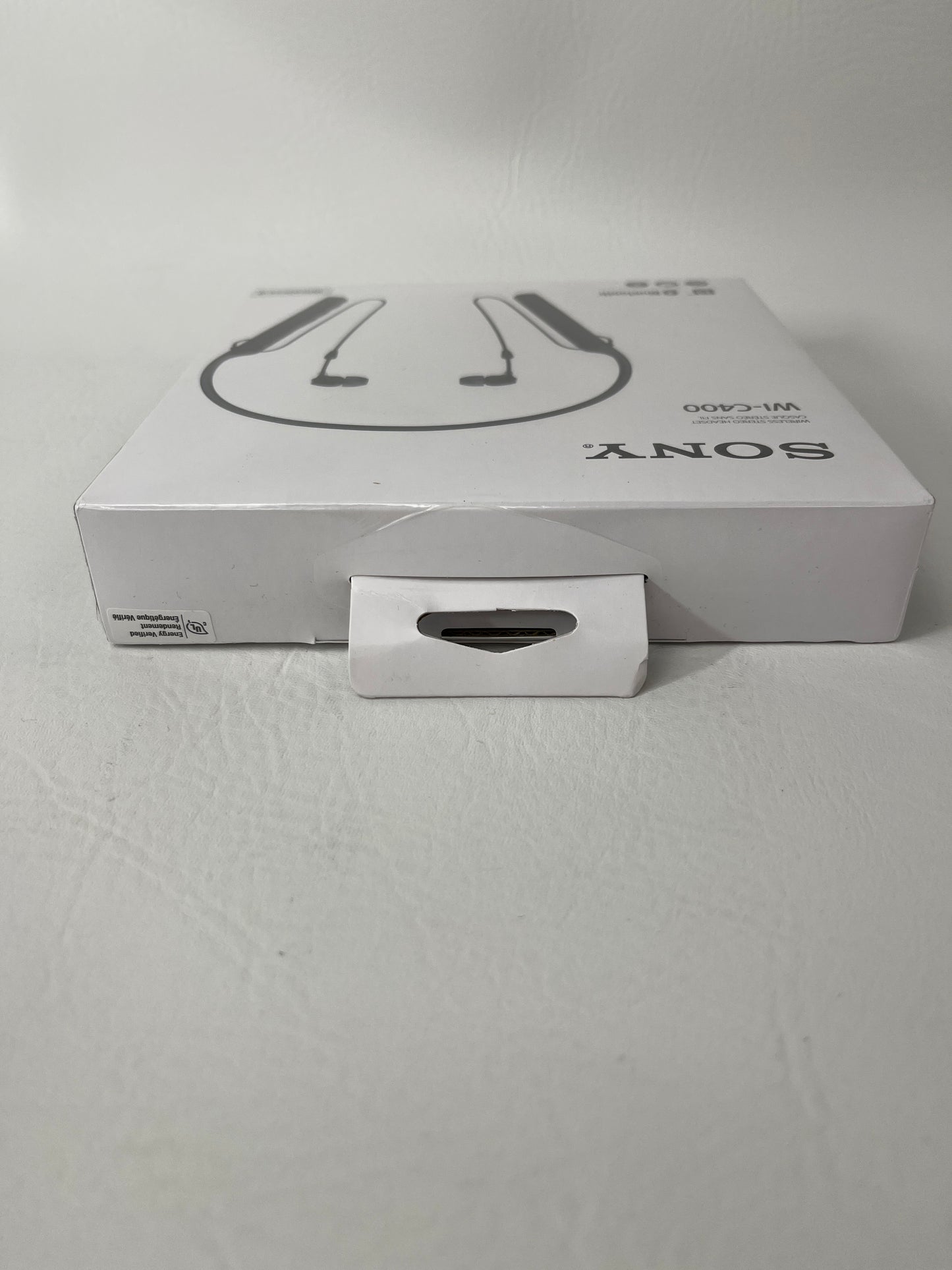 New Sony WI-C400 Wireless Stereo Headset Black/Beige WIC400/B