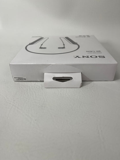 New Sony WI-C400 Wireless Stereo Headset Black/Beige WIC400/B