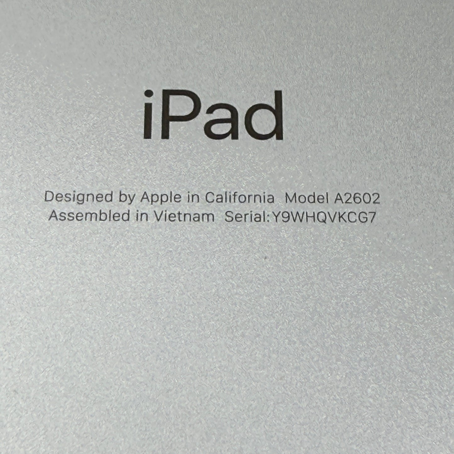WiFi Only Apple iPad 9th Gen 256GB Silver MK2P3LL/A