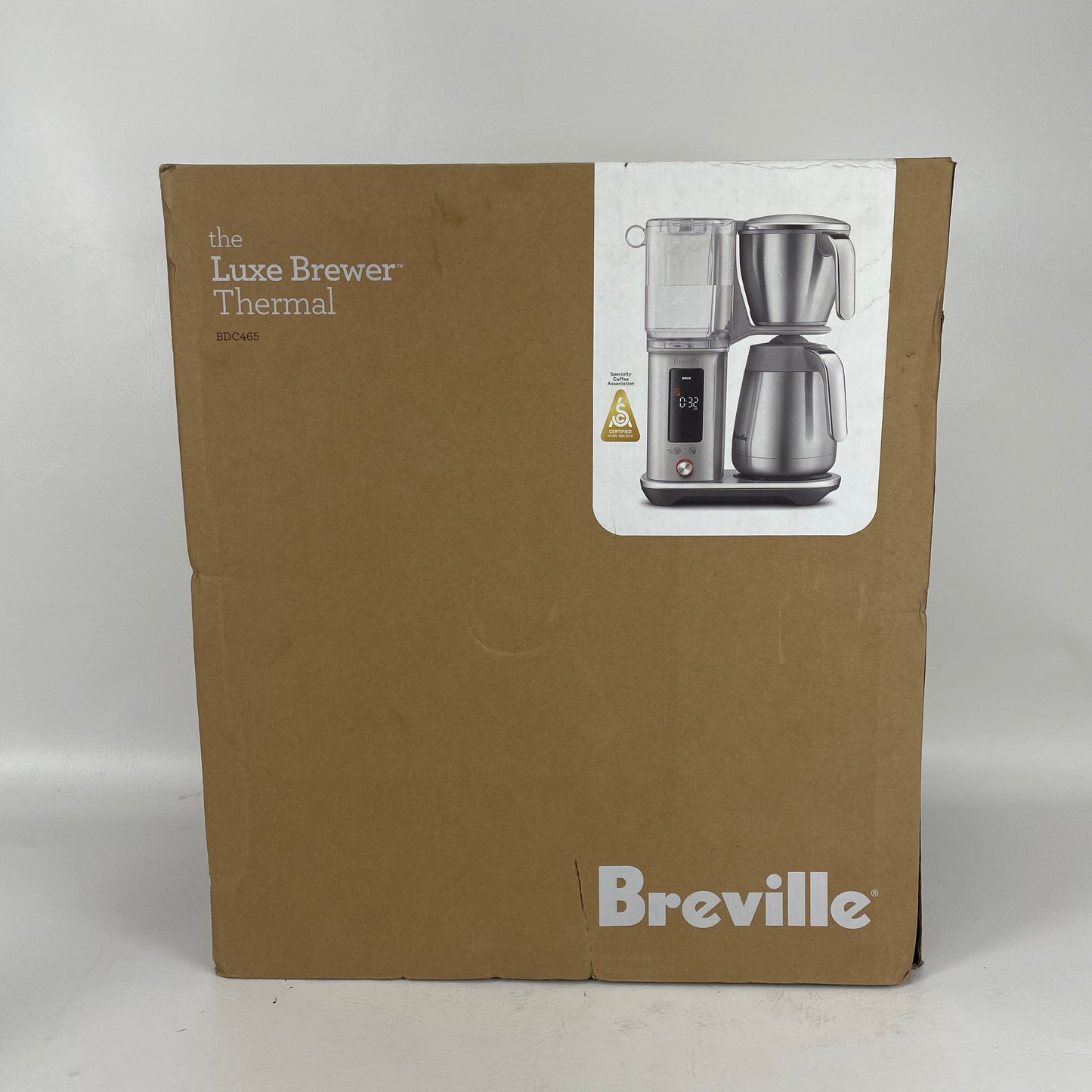 New Breville Luxe Brewer Thermal Coffee Maker Stainless Steel BDC465