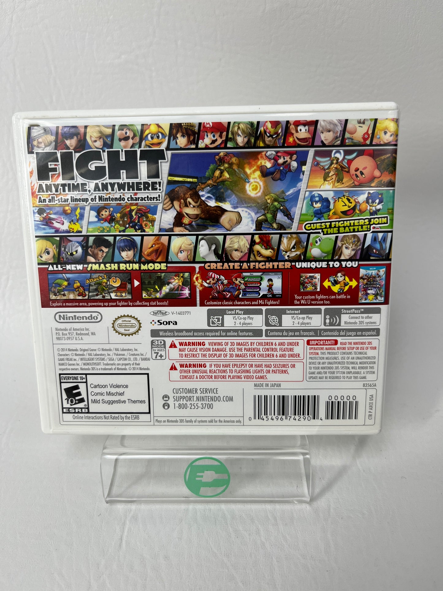 Super Smash Bros for Nintendo 3DS (Nintendo 3DS, 2014)