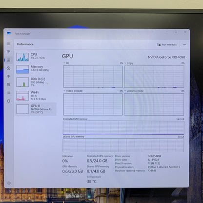 MSI GeForce RTX 4090 Ventus 3X OC 24GB GDDR6X Graphics Card V510