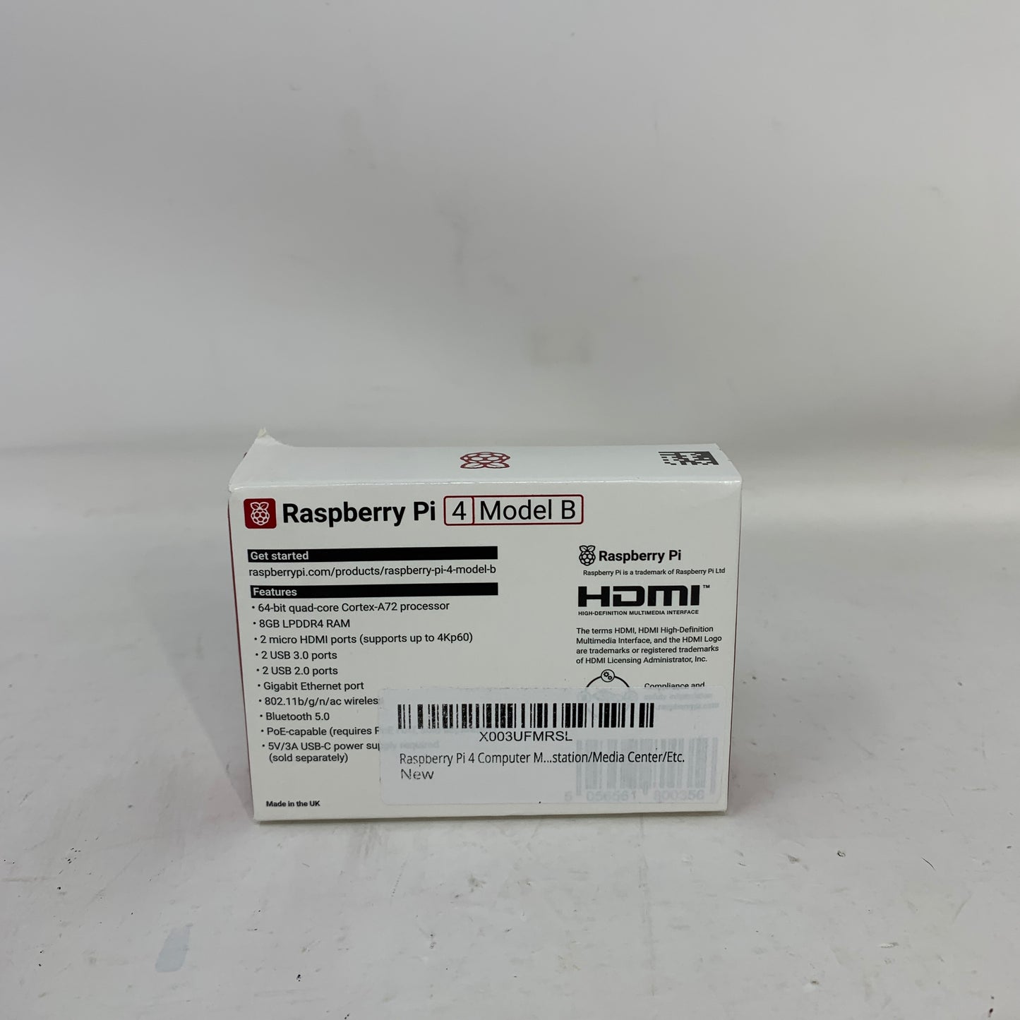 New Raspberry Pi Model B BCM2835 8GB Single-Board Computer Green