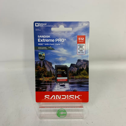 New SANDISK Extreme PRO SDXC UHS-I Memory Card: National Park Foundation 512GB