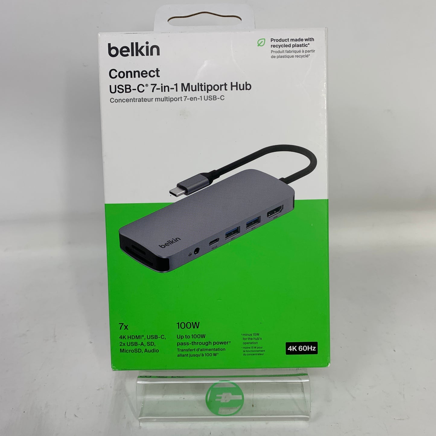 New Belkin Connect Universal USB-C  7-in-1 Multiport Hub Adapter AVC009-V2