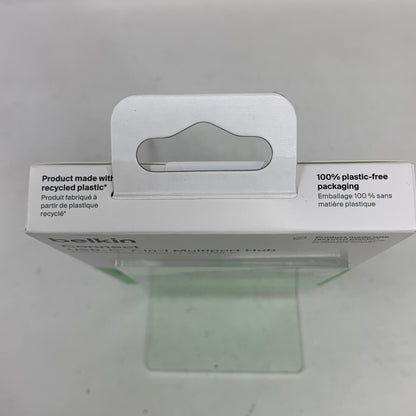 New Belkin Connect Universal USB-C  7-in-1 Multiport Hub Adapter AVC009-V2