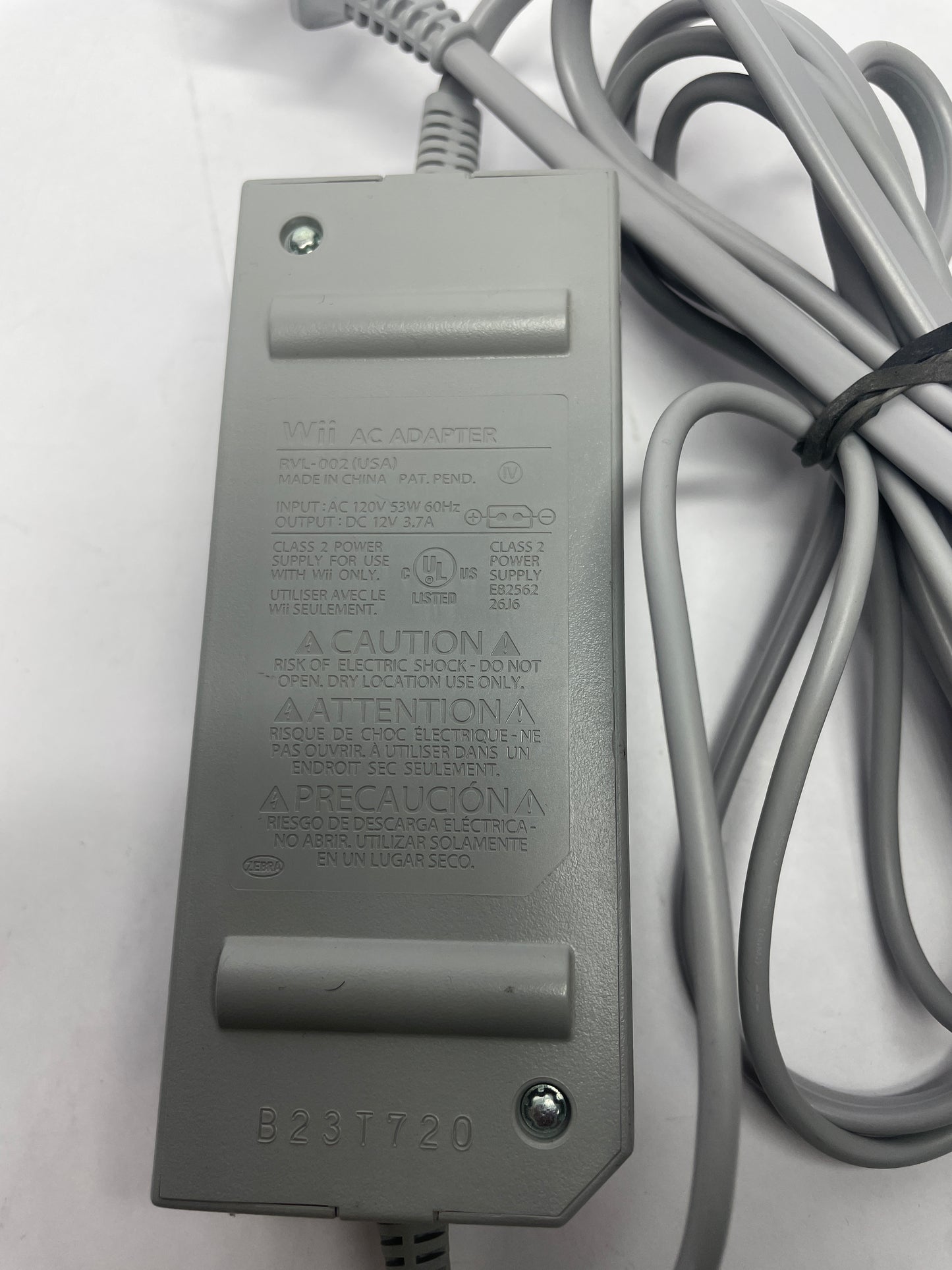 Nintendo Wii Video Game Console RVL-001 White