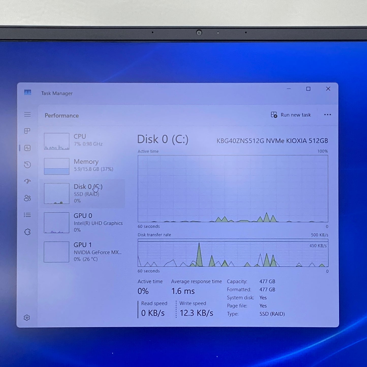Dell Vostro 5590 15.6" i7-10510U 1.8GHz 16GB RAM 512GB SSD GeForce MX250