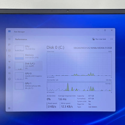 Dell Vostro 5590 15.6" i7-10510U 1.8GHz 16GB RAM 512GB SSD GeForce MX250