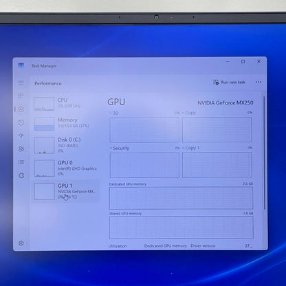 Dell Vostro 5590 15.6" i7-10510U 1.8GHz 16GB RAM 512GB SSD GeForce MX250