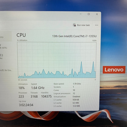 Lenovo ThinkPad E16 Gen 1 16" i7-1355U 1.7GHz 16GB RAM 512GB SSD