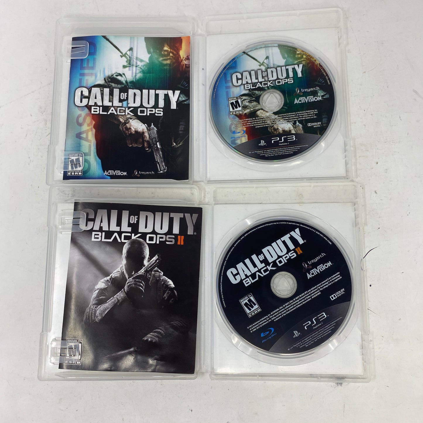Call of Duty PS3 Game Lot of 5 Black Ops 1 2 Modern Warfare 2 3 Ghosts Sony PS3