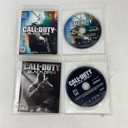 Call of Duty PS3 Game Lot of 5 Black Ops 1 2 Modern Warfare 2 3 Ghosts Sony PS3