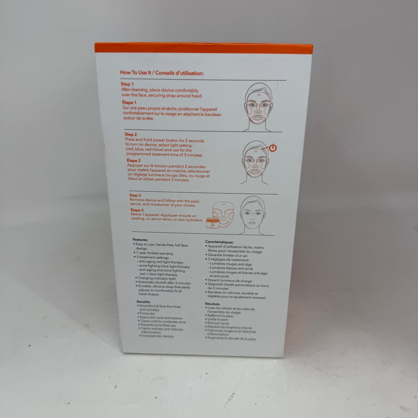 New Dr. Dennis Gross DRx SpectraLite  FaceWare Pro Masque LED FGRZTROL0002