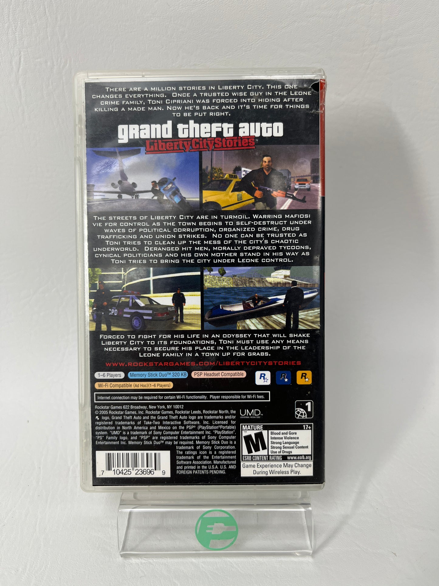 Grand Theft Auto Liberty City Stories (Sony PlayStation Portable PSP, 2005)
