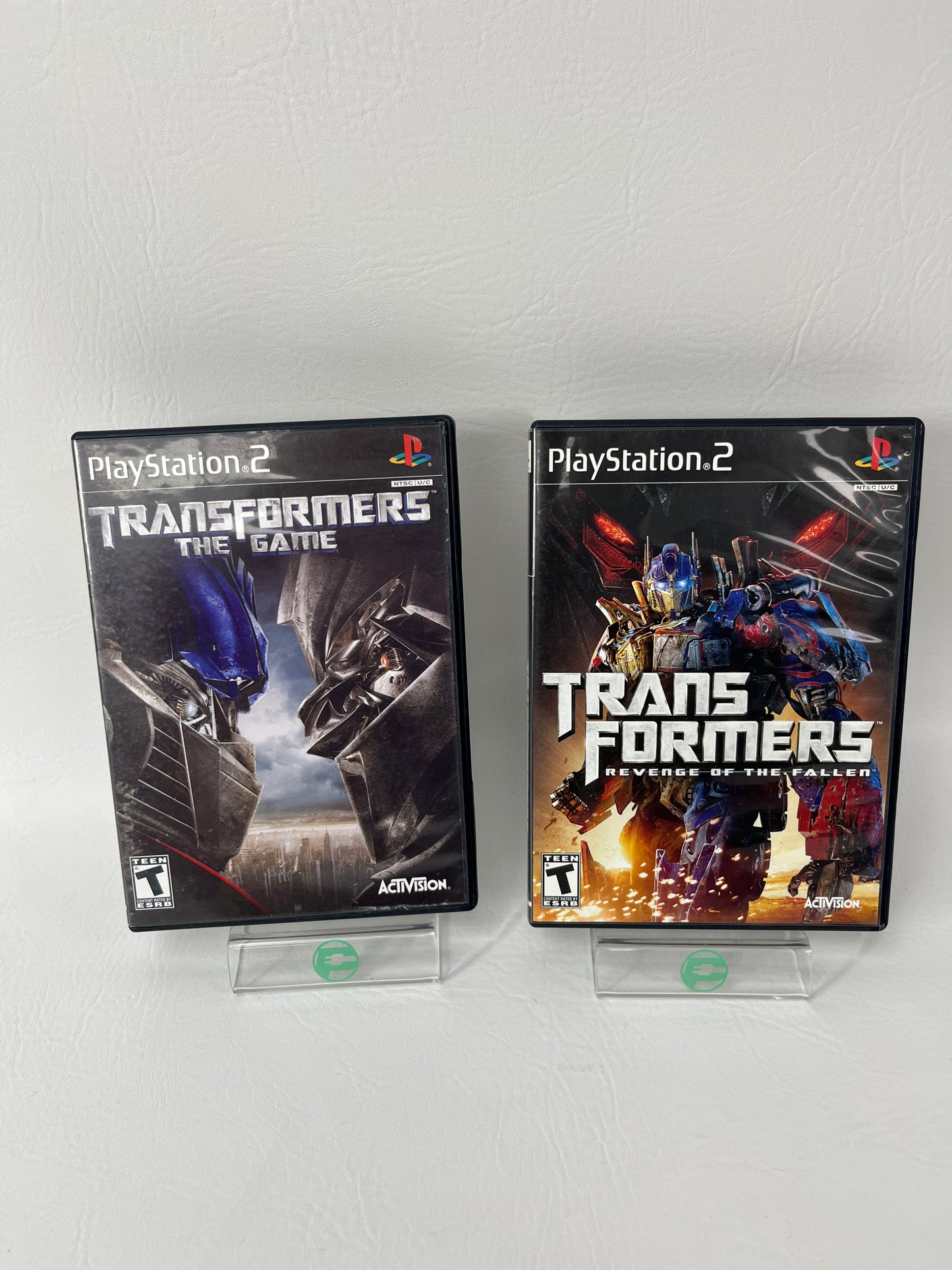 Lot of 2 Sony PlayStation 2 PS2 Transformers: The Game & Transformers: Revenge of the Fallen Games