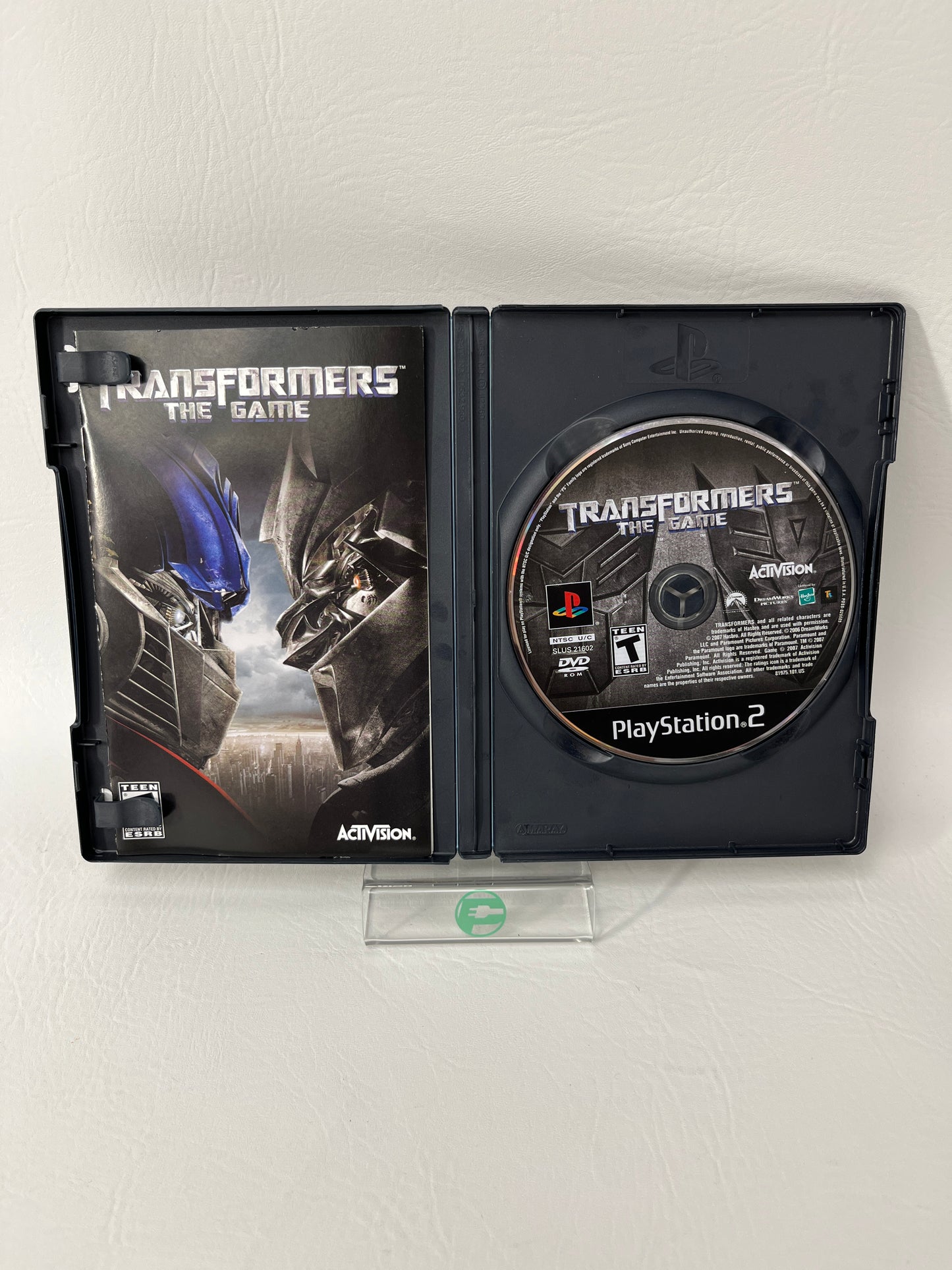 Lot of 2 Sony PlayStation 2 PS2 Transformers: The Game & Transformers: Revenge of the Fallen Games