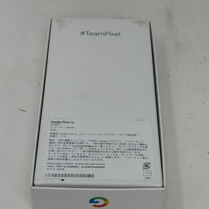 Factory Unlocked Google Pixel 7a 128GB Smartphone Clearly White GA04274-JP