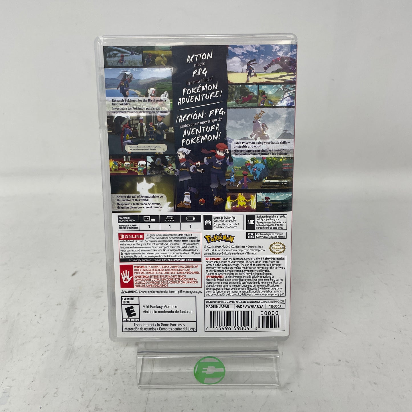 Pokemon Legends: Arceus (Nintendo Switch, 2022)