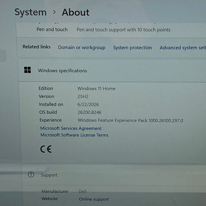Dell Inspiron 7425 14" Ryzen 5 5625U 2.3GHz 8GB RAM 512GB SSD
