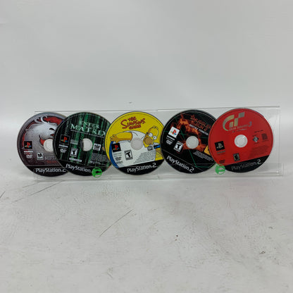 Lot of 5 Sony PlayStation 2 PS2 Games Bundle Gran Turismo 3 A-Spec Smuggler's 