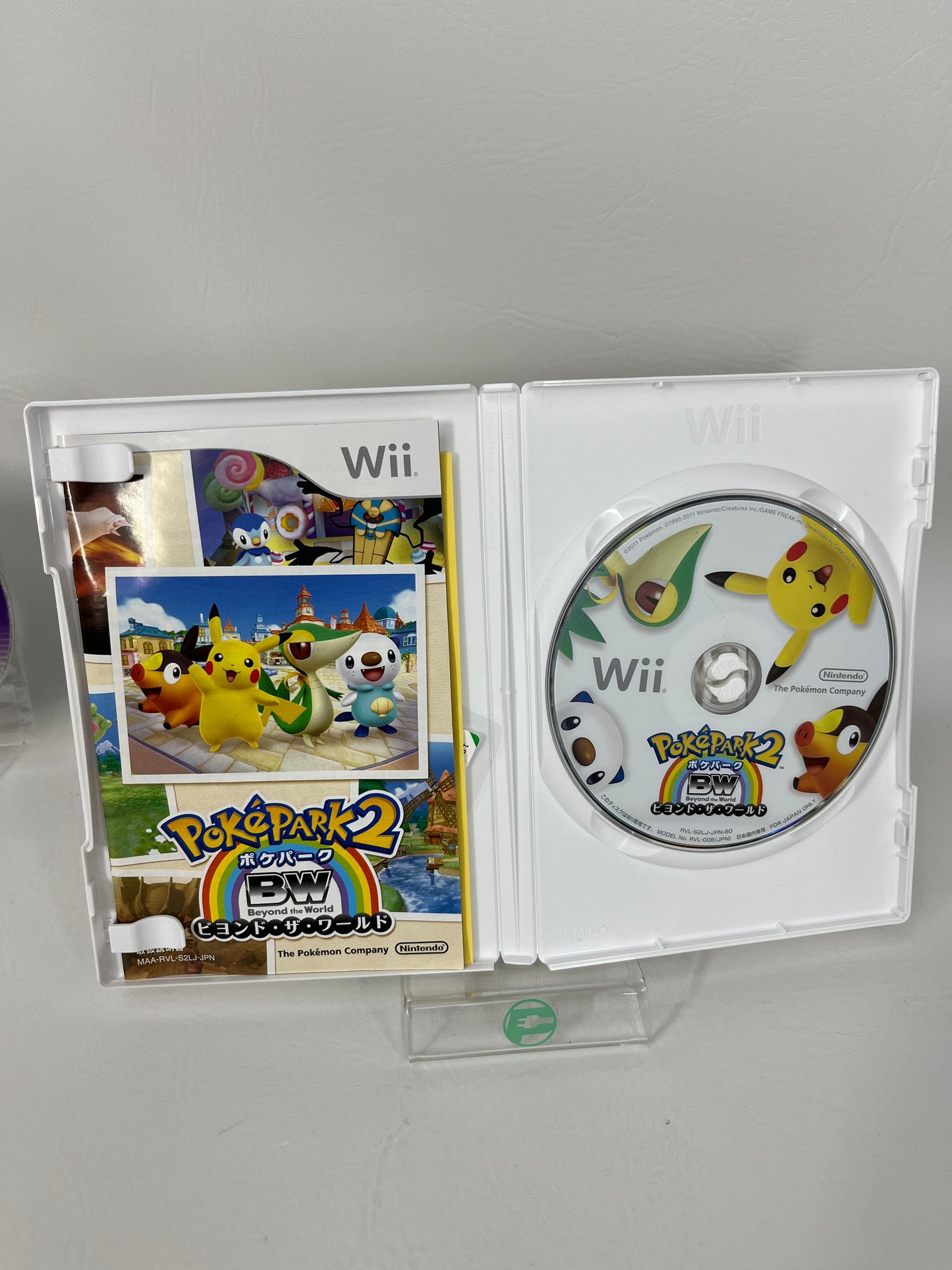 Lot of 2 JP Nintendo Wii Pokemon: Battle Revolution & Pokepark 2: Wonders Beyond Games