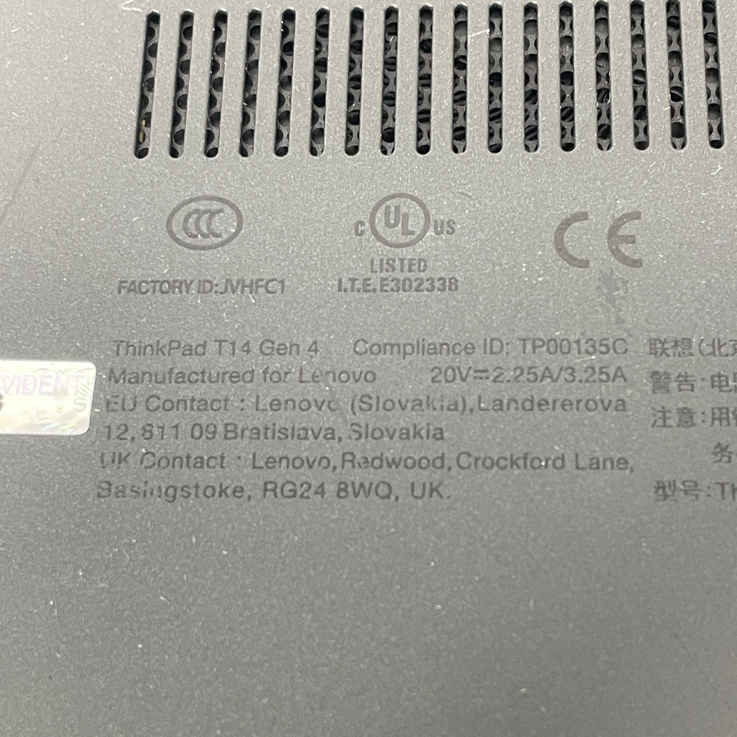 Lenovo ThinkPad T14 Gen 4 14" Ryzen 7 Pro 7840U 3.3GHz 16GB RAM 512GB SSD