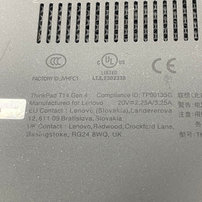 Lenovo ThinkPad T14 Gen 4 14" Ryzen 7 Pro 7840U 3.3GHz 16GB RAM 512GB SSD