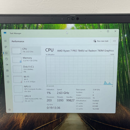 Lenovo ThinkPad T14 Gen 4 14" Ryzen 7 Pro 7840U 3.3GHz 16GB RAM 512GB SSD