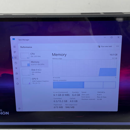 Lenovo Legion Go 8.8" AMD Ryzen Z1 Extreme 16GB RAM 512GB Shadow Black 83E1001YUS