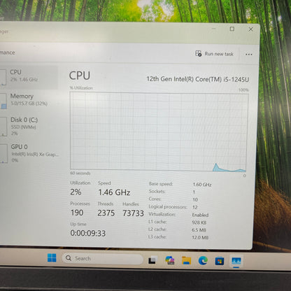 Lenovo ThinkPad L14 Gen 3 9NGGM22 14" i5-1245U  1.6GHz 16GB RAM 256GB SSD