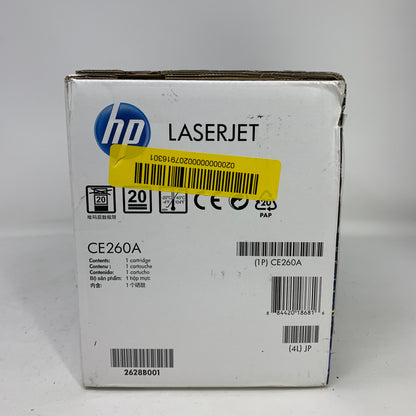New Genuine HP 647A Black Laser Jet Toner Cartridge CE260A