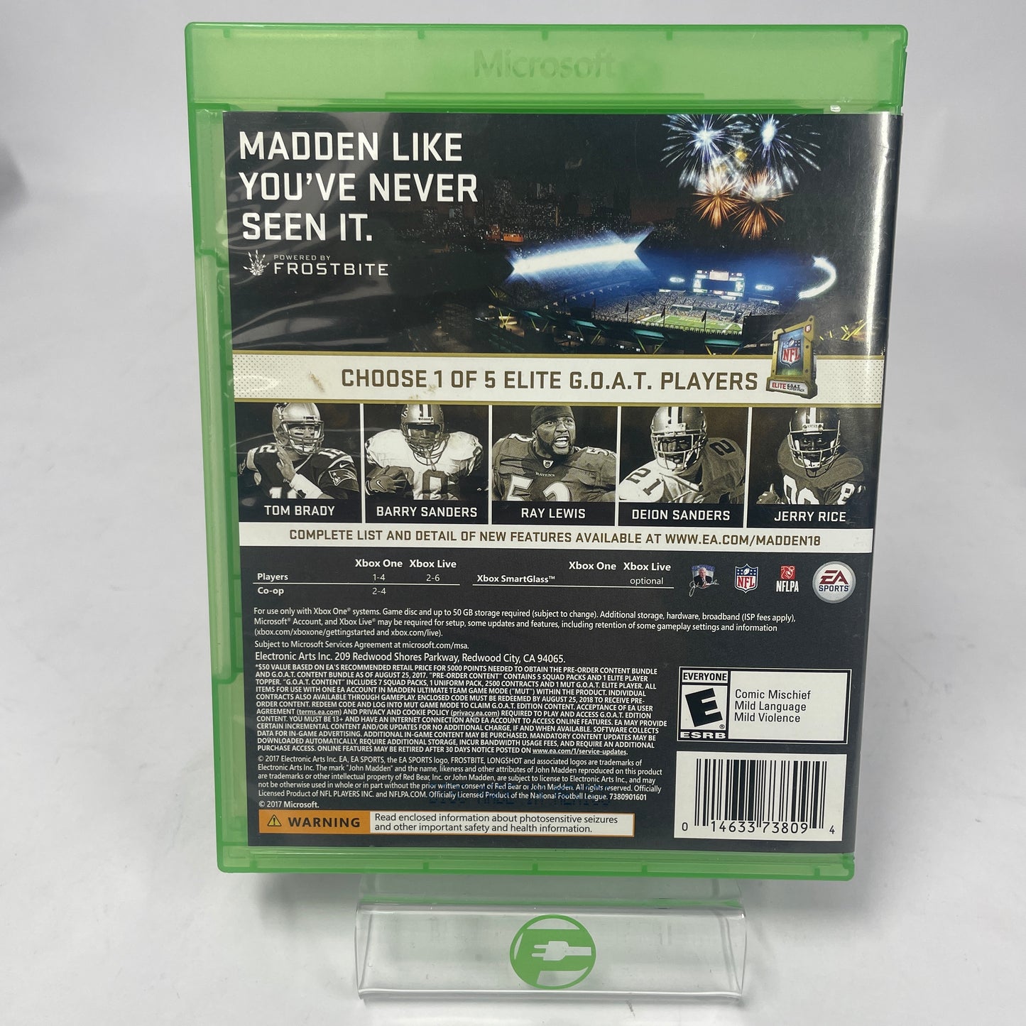Madden NFL 18 [GOAT Edition] (Microsoft Xbox One, 2017)