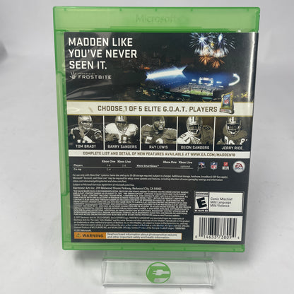 Madden NFL 18 [GOAT Edition] (Microsoft Xbox One, 2017)