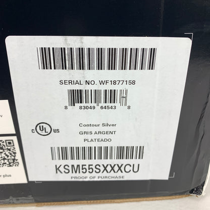 New KitchenAid KSM55SXXX 5.5 Quart Bowl-Lift Stand Mixer