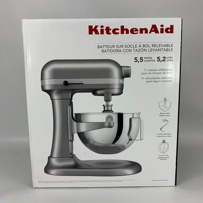 New KitchenAid KSM55SXXX 5.5 Quart Bowl-Lift Stand Mixer