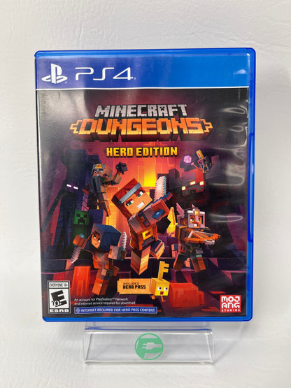 Minecraft Dungeons [Hero Edition] (Sony PlayStation 4 PS4, 2020)