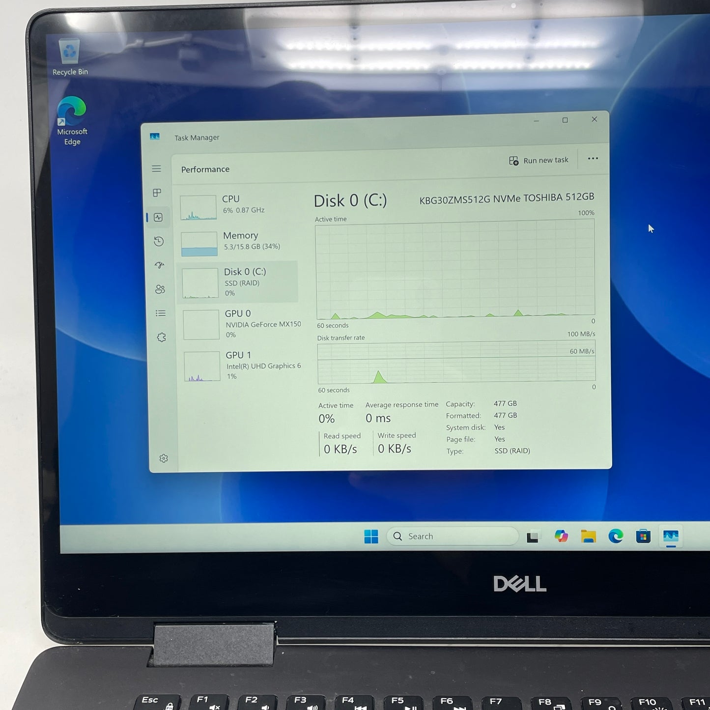Dell Inspiron 7000 2-IN-1 15.6" i7-8565U 1.8GHz 16GB RAM 500GB SSD GeForce MX150