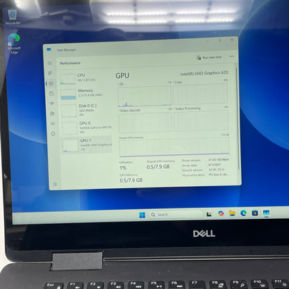 Dell Inspiron 7000 2-IN-1 15.6" i7-8565U 1.8GHz 16GB RAM 500GB SSD GeForce MX150