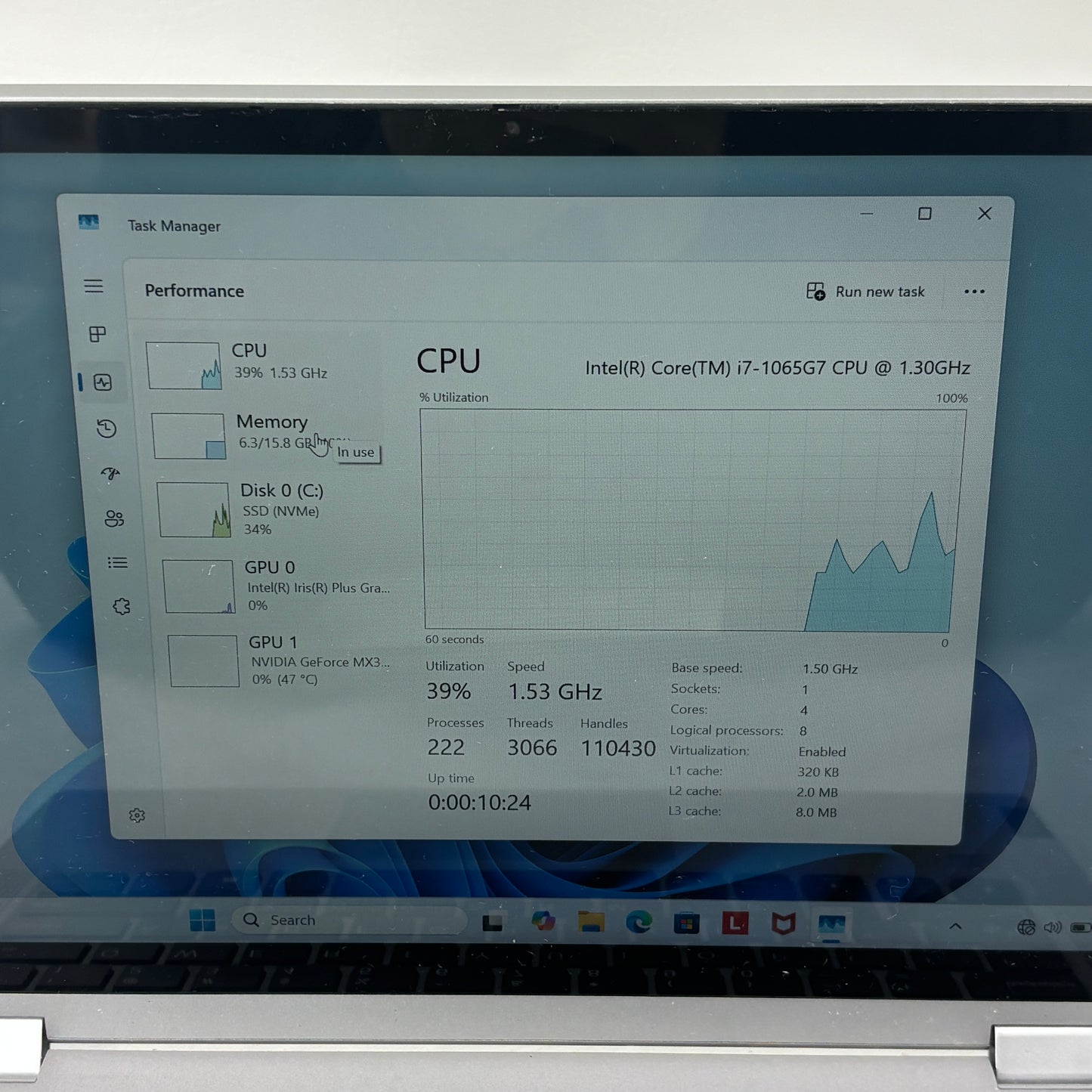 Lenovo IdeaPad Flex 5 14IIL05 14" i7-1065G7 1.3GHz 16GB RAM 500GB SSD GeForce 