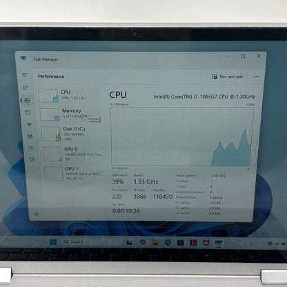 Lenovo IdeaPad Flex 5 14IIL05 14" i7-1065G7 1.3GHz 16GB RAM 500GB SSD GeForce 