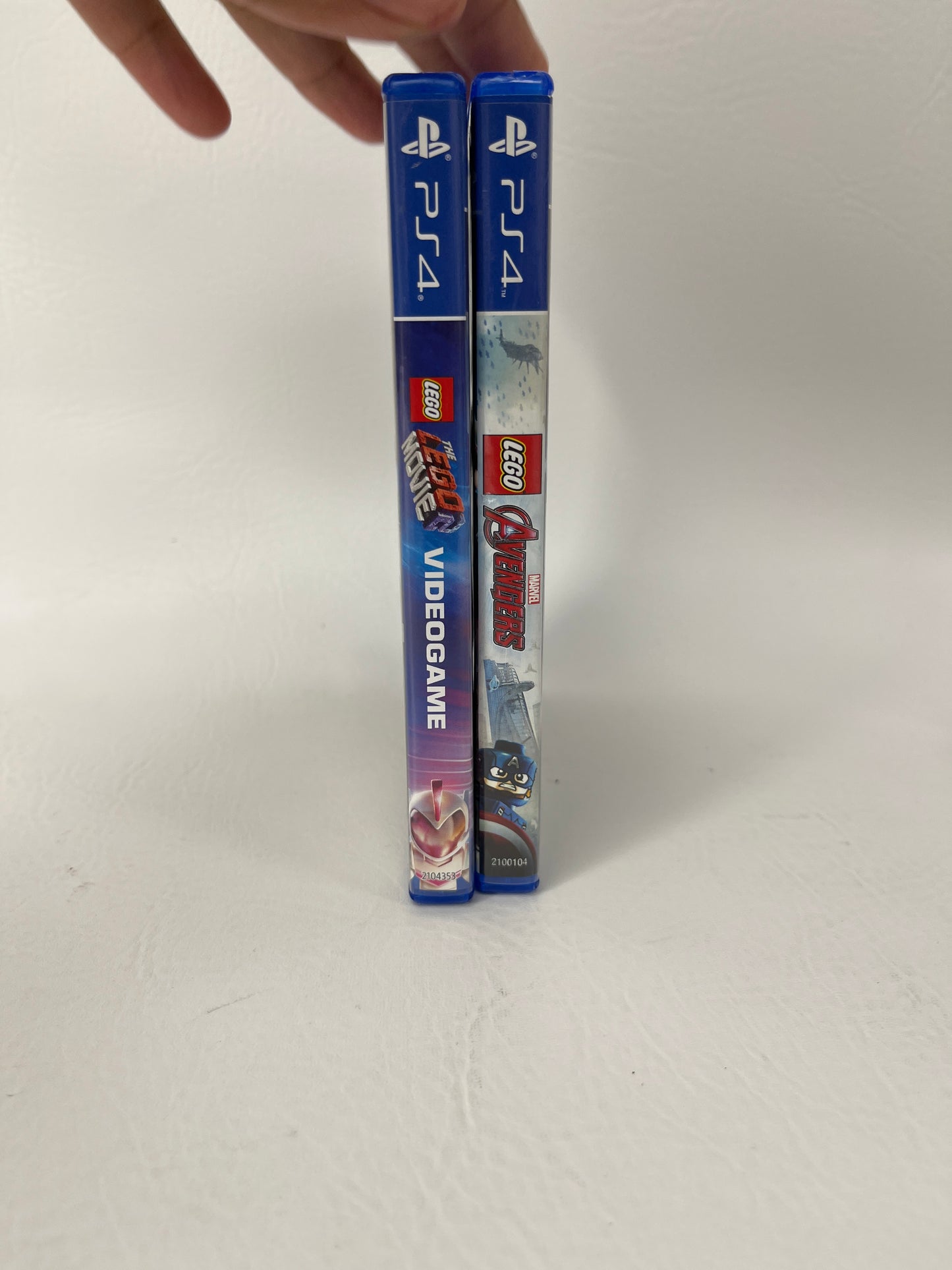 Lot of 2 Sony PlayStation 4 PS4 LEGO Marvel's Avengers & LEGO Movie 2 Videogame 
