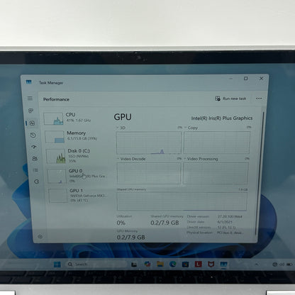 Lenovo IdeaPad Flex 5 14IIL05 14" i7-1065G7 1.3GHz 16GB RAM 500GB SSD GeForce 