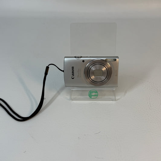 Broken Canon PowerShot ELPH 180 20MP Digital Camera Sliver
