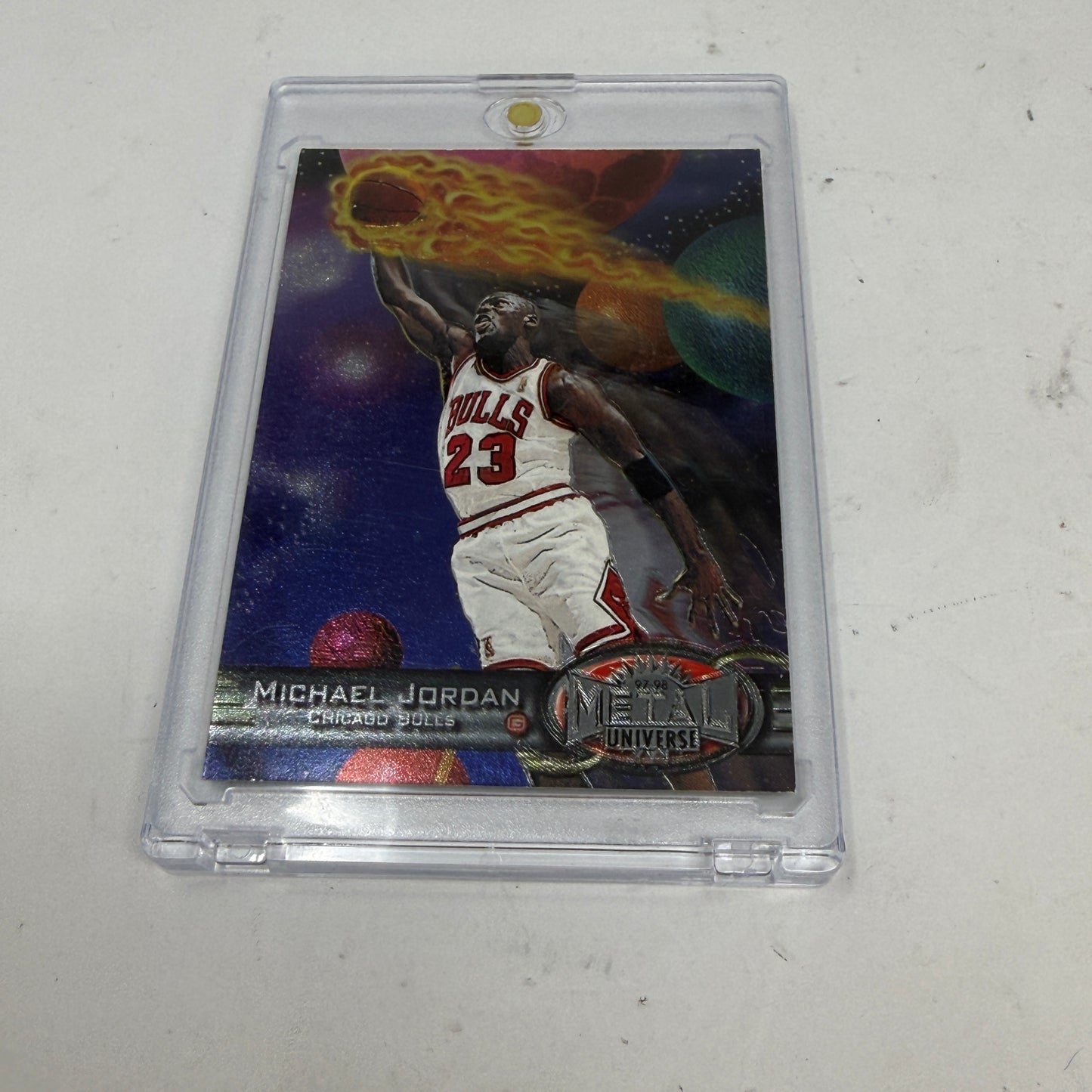 1997-98 SkyBox Metal Universe #23 Michael Jordan Chicago Bulls NBA HOF Base Card